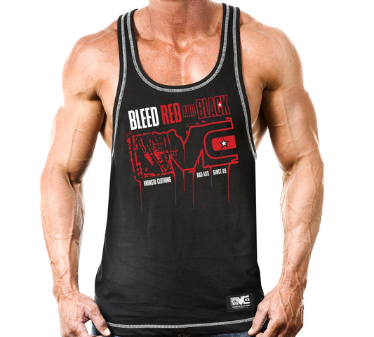 BLEED RED AND BLACK - Monsta Clothing Australia