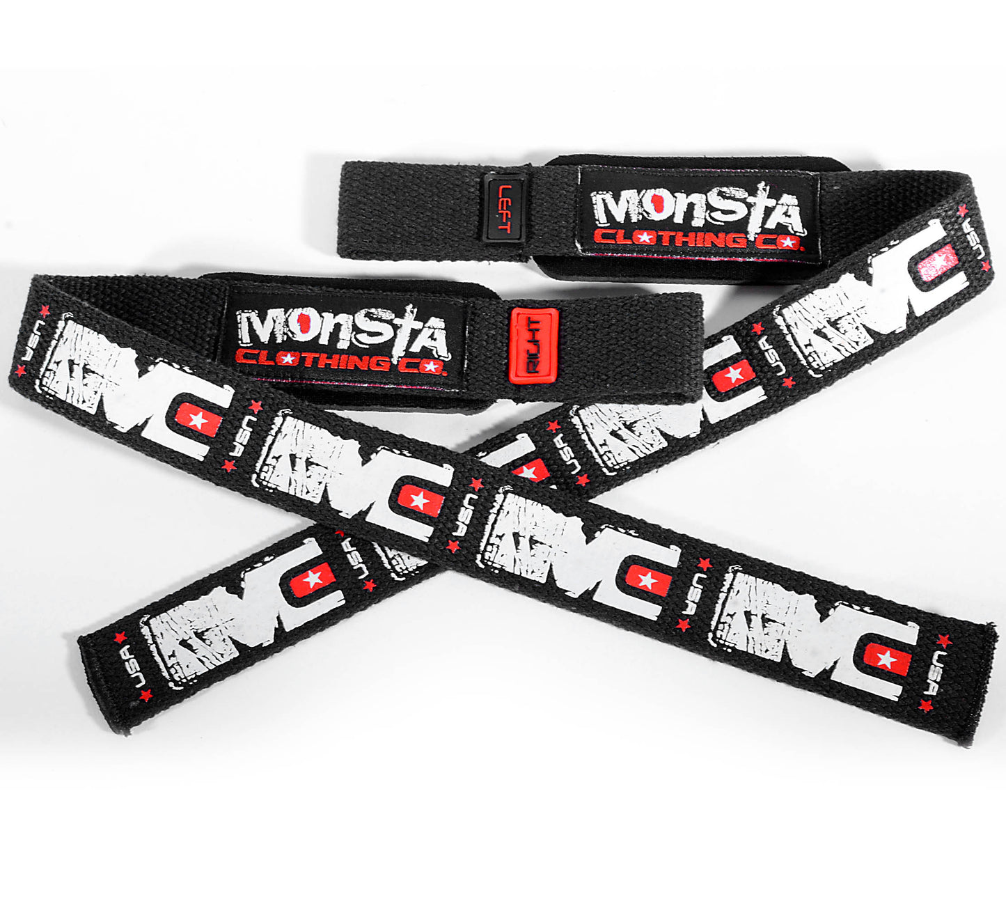 MONSTA MID LEVEL WORK OUT LIFTING STRAPS