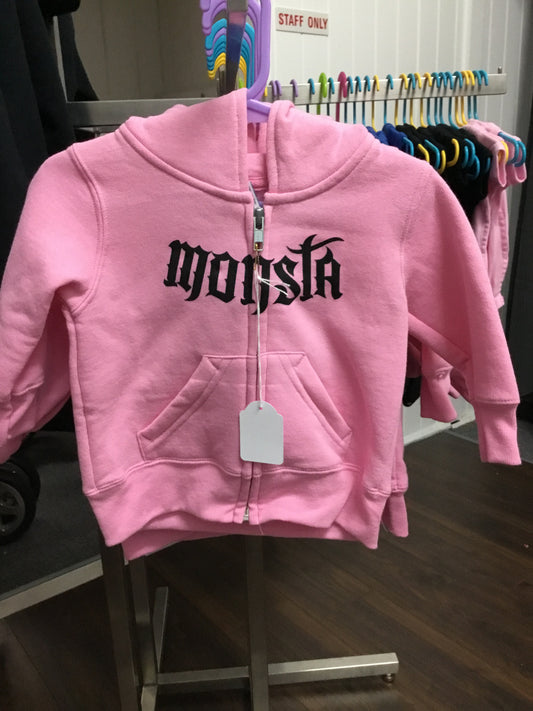 BABIES: HOODIE PINK - Monsta Clothing Australia