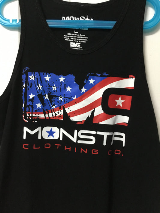 Tank: Children Wear Monsta USA Flag - Monsta Clothing Australia