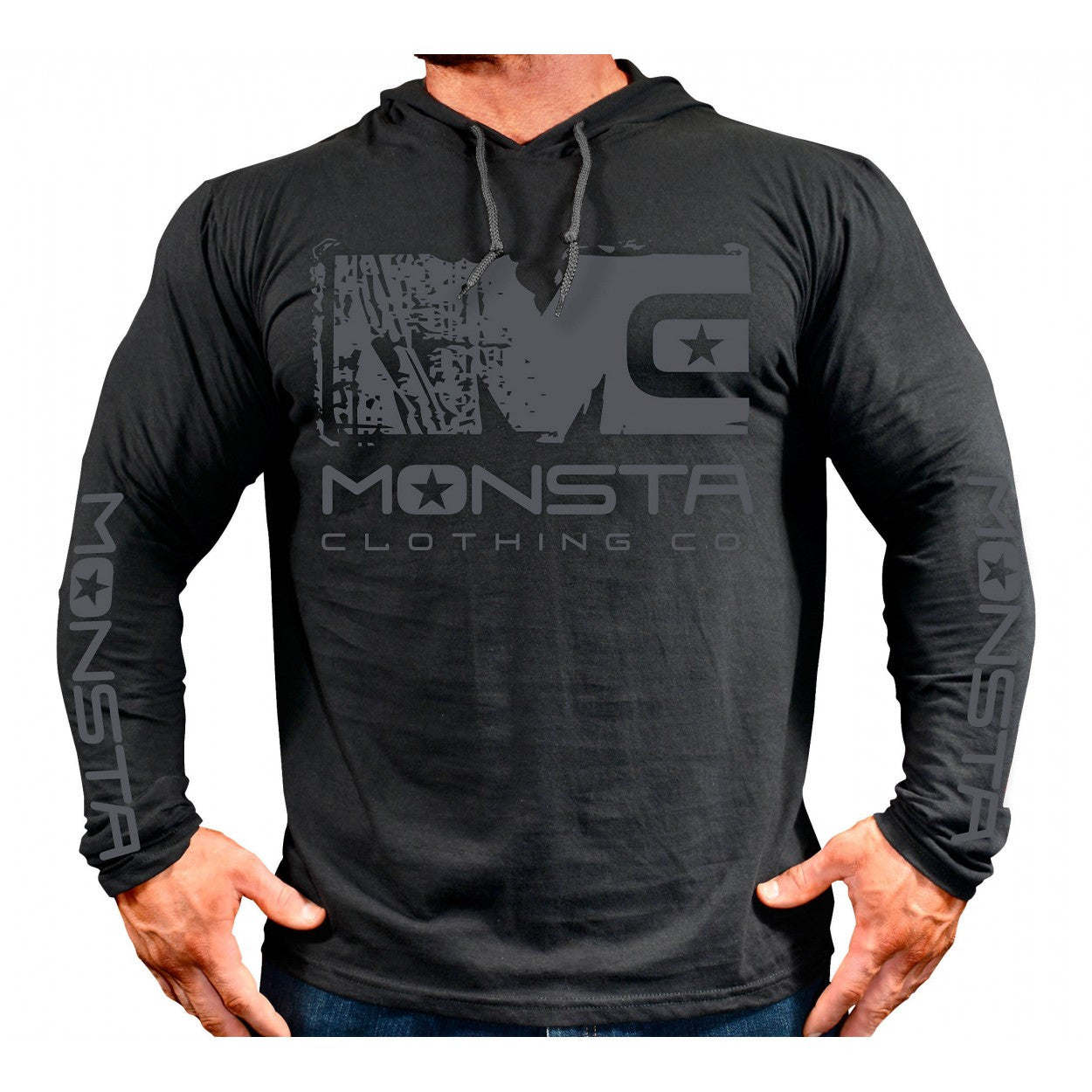 L/Sleeve Hoodie: MC- Monsta-107 - Monsta Clothing Australia
