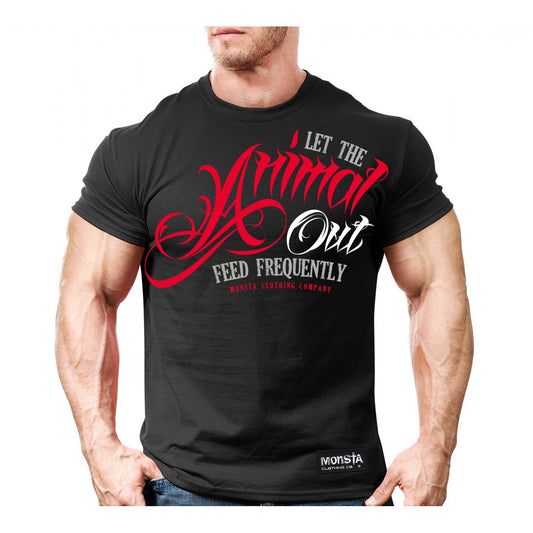 Tee: Let The Animal Out - Monsta Clothing Australia