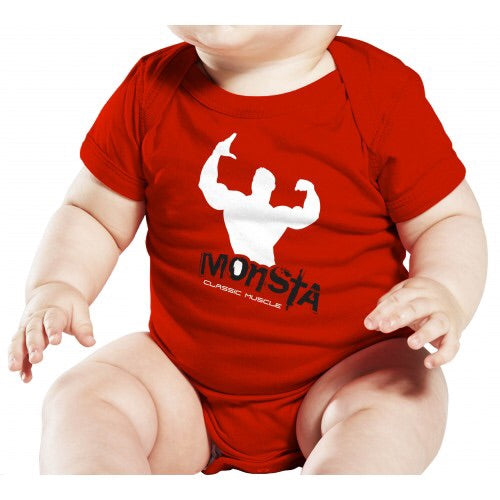 Baby: Monsta-Classicmuscle Onesie - Monsta Clothing Australia